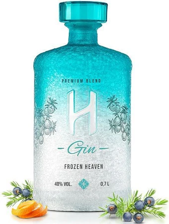 H „ Frozen Heaven ” prémiový blendovaný gin 40% 0.7 L