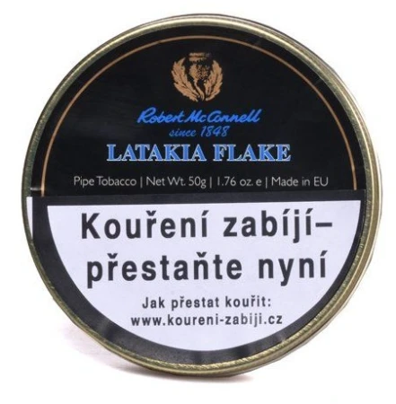 Dýmkový tabák Robert McConnell Latakia Flake 50g